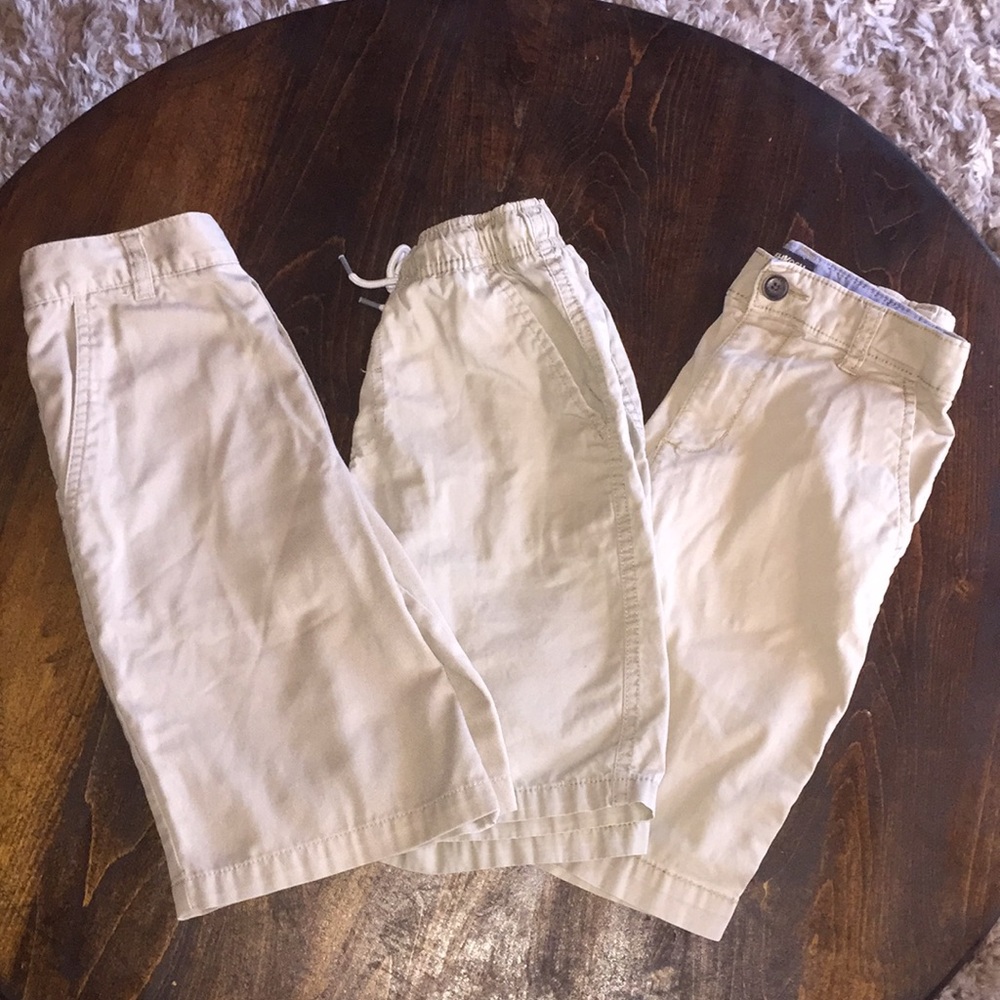 BUNDLE of boys khaki shorts size 8